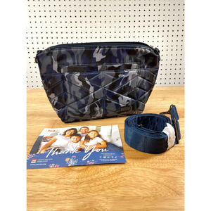 NWT LUG RFID Flare 2 Blue Camo Crossbody